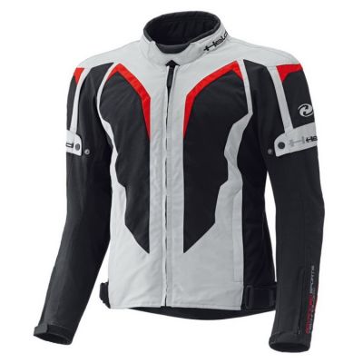 Held ZELDA pánská letní textilní bunda šedá/červená